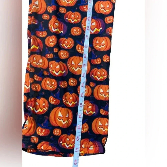 PUMPKIN PANTS-  Small - Orange and Black - Picture 3 of 5
